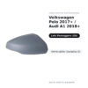 Außenspiegel Rechts Volkswagen Polo 2017+ / Audi A1 2018+ – Lackierbar (Variante A) – Bild 2