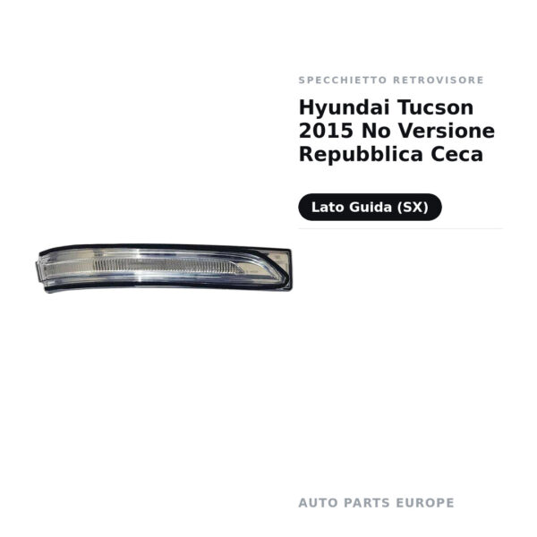Außenspiegel Links Hyundai Tucson 2015 Keine Tschechische Republik Version – Bild 2