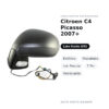 Specchietto Retrovisore Sinistro Citroen C4 Picasso 2007+ – Elettrico, Riscaldato, con Freccia, 7 Pin, Verniciabile – foto 2