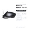Specchietto Retrovisore Destro Renault Kadjar 2015+ – Elettrico, Riscaldato, con Freccia, Sonda Temp., 9 Pin, Verniciabile