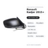 Außenspiegel Links Renault Kadjar 2015+ – Elektrisch, Beheizt, Klappbar, mit Blinker, Totwinkel, 9+2 Pin, Lackierbar – Bild 2