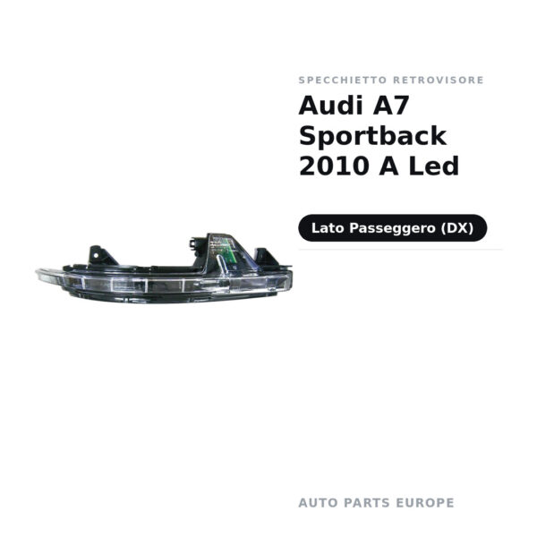 Außenspiegel Rechts Audi A7 Sportback 2010 A Led – Bild 2