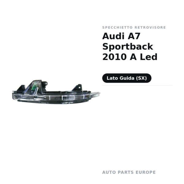 Außenspiegel Links Audi A7 Sportback 2010 A Led – Bild 2