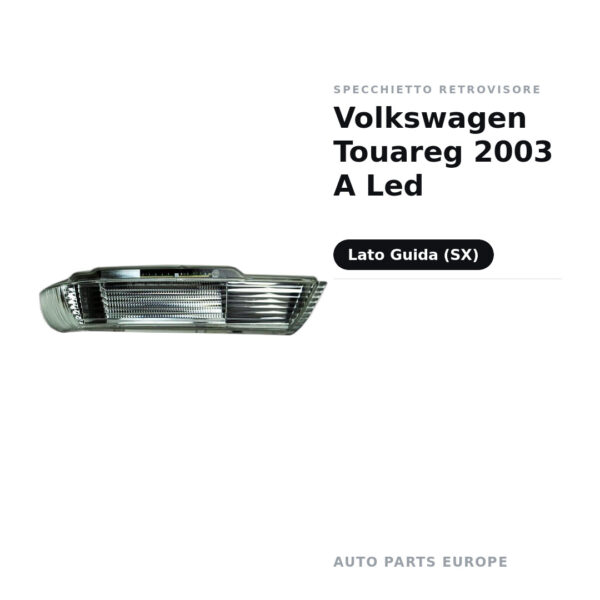 Außenspiegel Links Volkswagen Touareg 2003 A Led – Bild 2
