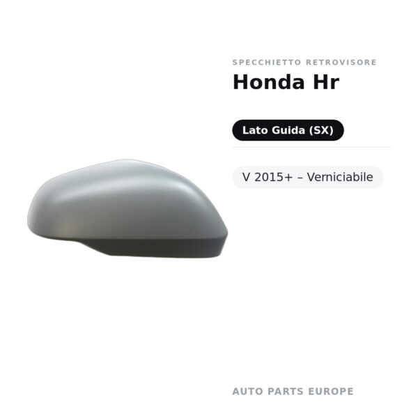 Außenspiegel Links Honda Hr-V 2015+ – Lackierbar – Bild 2