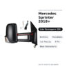 Specchietto Retrovisore Destro Mercedes Sprinter 2018+ – Elettrico, Riscaldato, con Freccia, 9 Pin, Nero (Variante A) – foto