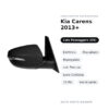 Specchietto Retrovisore Destro Kia Carens 2013+ – Elettrico, Riscaldato, Ripiegabile, con Freccia, Luce Cortesia, 10 Pin