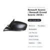 Außenspiegel Links Renault Scenic / Renault Grand Scenic 2016+ – Elektrisch, Beheizt, Klappbar, mit Blinker, Toter Winkel