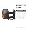 Specchietto Retrovisore Destro Ford Transit 2014+ – Elettrico, Riscaldato, con Freccia, 6 Pin, Nero (Variante D) – foto 2