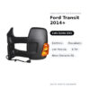 Specchietto Retrovisore Sinistro Ford Transit 2014+ – Elettrico, Riscaldato, con Freccia, 6 Pin, Nero (Variante D) – foto 2
