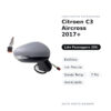 Außenspiegel Rechts Citroen C3 Aircross 2017+ – Elektrisch, mit Blinkleuchte, Temperatursensor, 7-polig, Lackierbar – Bild 2