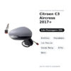 Specchietto Retrovisore Destro Citroen C3 Aircross 2017+ – Elettrico, Riscaldato, con Freccia, Sonda Temp., 8 Pin, Nero