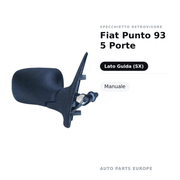 Außenspiegel Links Fiat Punto 93 5-Türig – Manuell – Bild 2