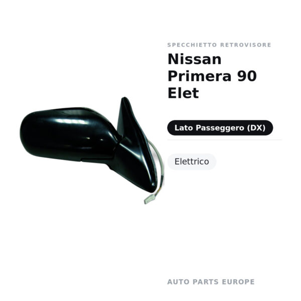 Specchietto Retrovisore Destro Nissan Primera 90 Elet – Elettrico – foto 2