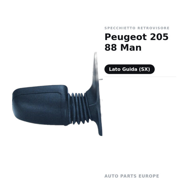 Specchietto Retrovisore Sinistro Peugeot 205 88 Man – foto 2