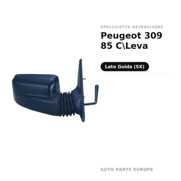 Außenspiegel Links Peugeot 309 85 C\Hebel – Bild 2