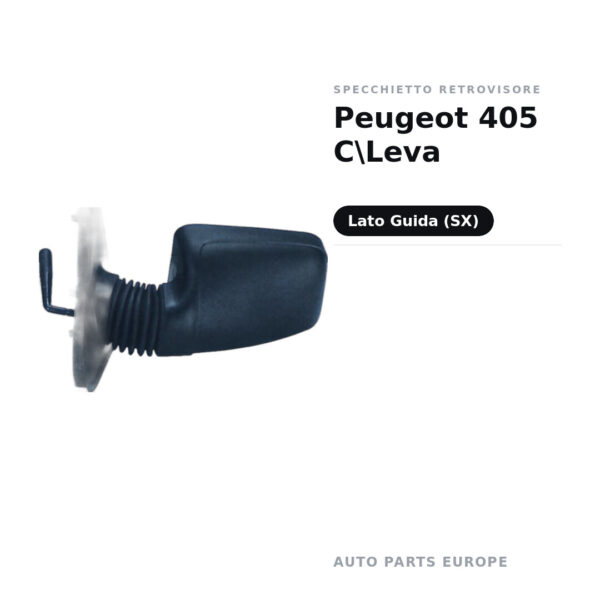 Specchietto Retrovisore Sinistro Peugeot 405 C\Leva – foto 2