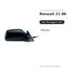 Specchietto Retrovisore Destro Renault 21 86 – Manuale – foto 2