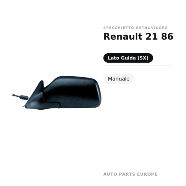 Außenspiegel Links Renault 21 86 – Manuell – Bild 2
