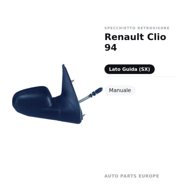 Außenspiegel Links Renault Clio 94 – Manuell – Bild 2