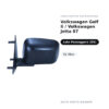 Specchietto Retrovisore Destro Volkswagen Golf Ii / Volkswagen Jetta 87-91 Man – foto 2