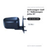 Specchietto Retrovisore Sinistro Volkswagen Golf Ii / Volkswagen Jetta 87-91 Man – foto 2