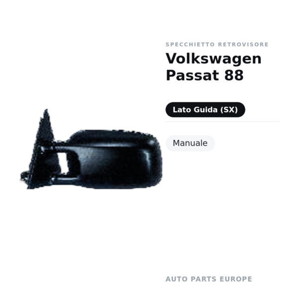 Außenspiegel Links Volkswagen Passat 88 – Manuell – Bild 2