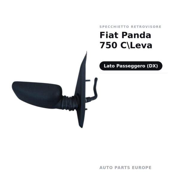 Specchietto Retrovisore Destro Fiat Panda 750 C\Leva – foto 2