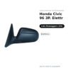 Specchietto Retrovisore Destro Honda Civic 96 3P. Elettr – foto 2