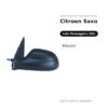 Specchietto Retrovisore Destro Citroen Saxo – Manuale – foto 2