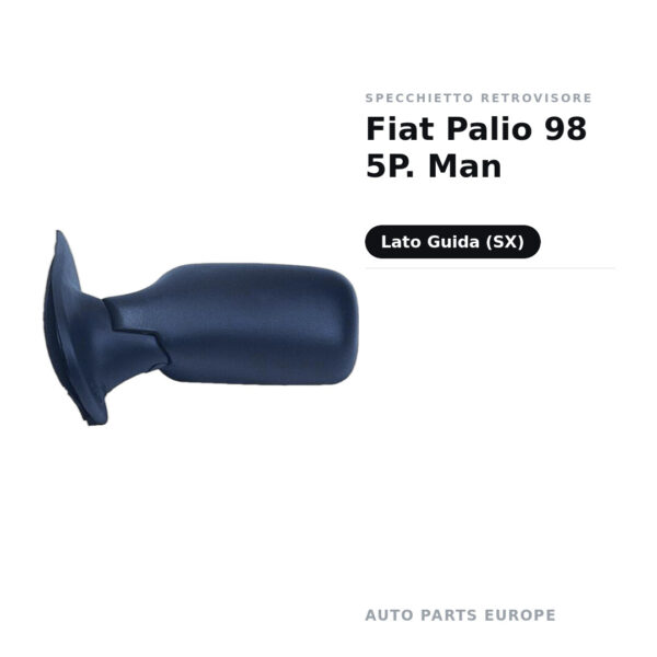 Specchietto Retrovisore Sinistro Fiat Palio 98 5P. Man – foto 2
