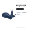 Außenspiegel Links Peugeot 206 – Manuell, Beheizt, Asphärisch – Bild 2