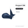 Specchietto Retrovisore Sinistro Peugeot 206 – Manuale – foto 2