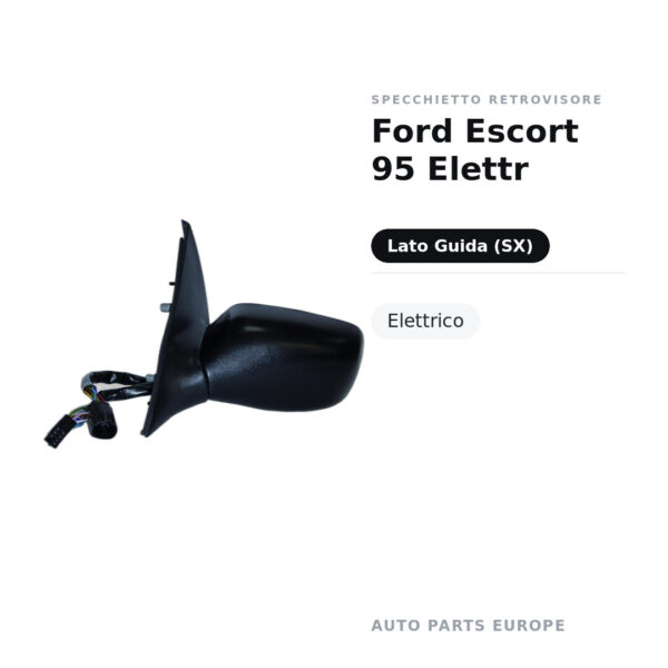 Specchietto Retrovisore Sinistro Ford Escort 95 Elettr – foto 2