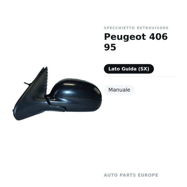 Außenspiegel Links Peugeot 406 95 – Manuell – Bild 2