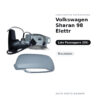 Specchietto Retrovisore Destro Volkswagen Sharan 98 Elettr – Riscaldato – foto 2