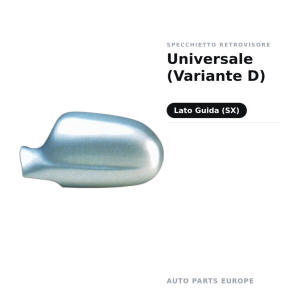 Specchietto Retrovisore Sinistro Universale (Variante D) – foto 2