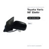 Specchietto Retrovisore Sinistro Toyota Yaris 98′ Elettr – Nero – foto 2