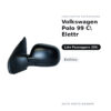 Außenspiegel Rechts Volkswagen Polo 99 C\ Elektr – Bild 2