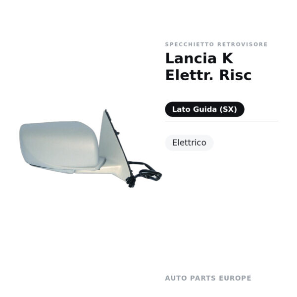 Specchietto Retrovisore Sinistro Lancia K Elettr. Risc – foto 2