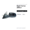 Specchietto Retrovisore Destro Opel Corsa 2001+ – Manuale, Nero – foto 2