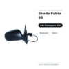 Specchietto Retrovisore Destro Skoda Fabia 98 – Manuale, Nero – foto 2