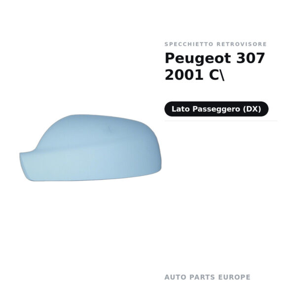 Außenspiegel Rechts Peugeot 307 2001 C – Bild 2