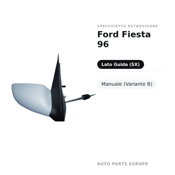 Außenspiegel Links Ford Fiesta 96 – Manuell (Variante B) – Bild 2