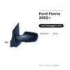 Specchietto Retrovisore Destro Ford Fiesta 2002+ – Manuale, Nero – foto 2