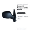 Außenspiegel Links Renault Kangoo 2003 Elektr – Beheizt, Asphärisch, Schwarz – Bild 2