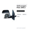 Specchietto Retrovisore Sinistro Volkswagen Polo 2001+ – Manuale, Asferico, Nero – foto 2