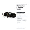 Specchietto Retrovisore Sinistro Mercedes Classe E W211 – Elettrico, Riscaldato, Ripiegabile, Memoria, Asferico, 15 Pin
