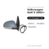Außenspiegel Rechts Volkswagen Golf V 2003+ – Elektrisch, beheizt, klappbar – Bild 2
