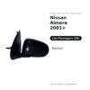 Specchietto Retrovisore Destro Nissan Almera 2001+ – Manuale – foto 2